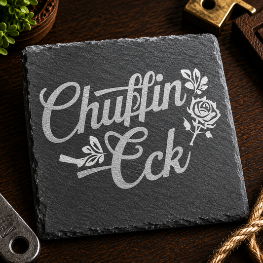 Chuffin eck! Slate Coaster